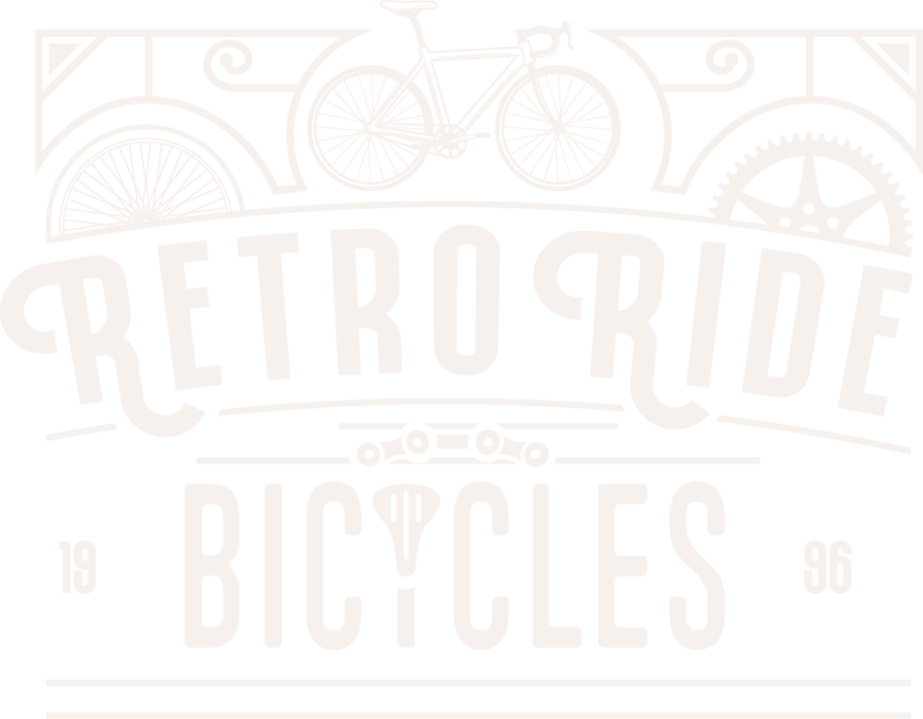 Retro bicycle restoration logo design