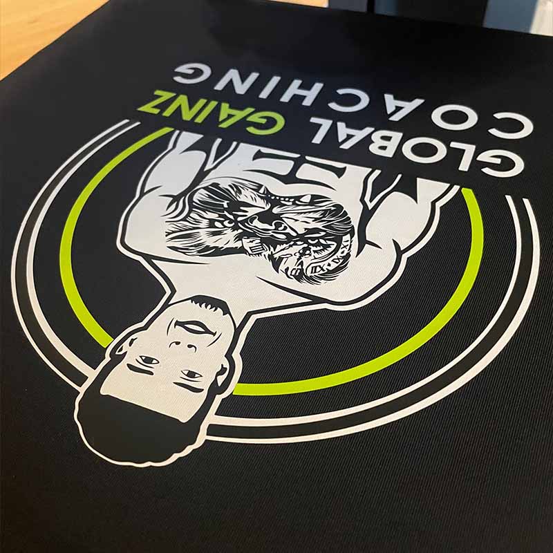 HTV Printed T-shirt for a birmingham based business