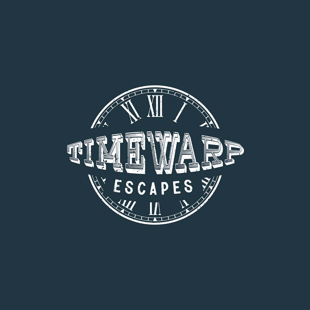 Vintage Escape room Logo For Sale