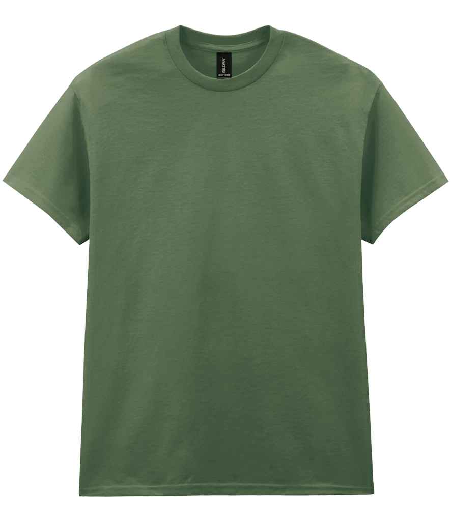 Army green t-shirt - unisex blank crew neck shirt ideal for custom designs or logos