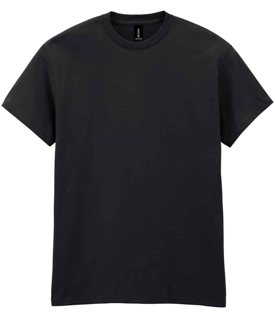 Black basic t-shirt for custom printing in the West Midlands – ideal for events, teams, or branded apparel