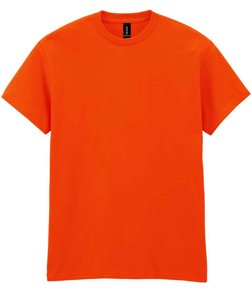 Bright orange t-shirt - classic crew neck tee in vivid safety orange colour