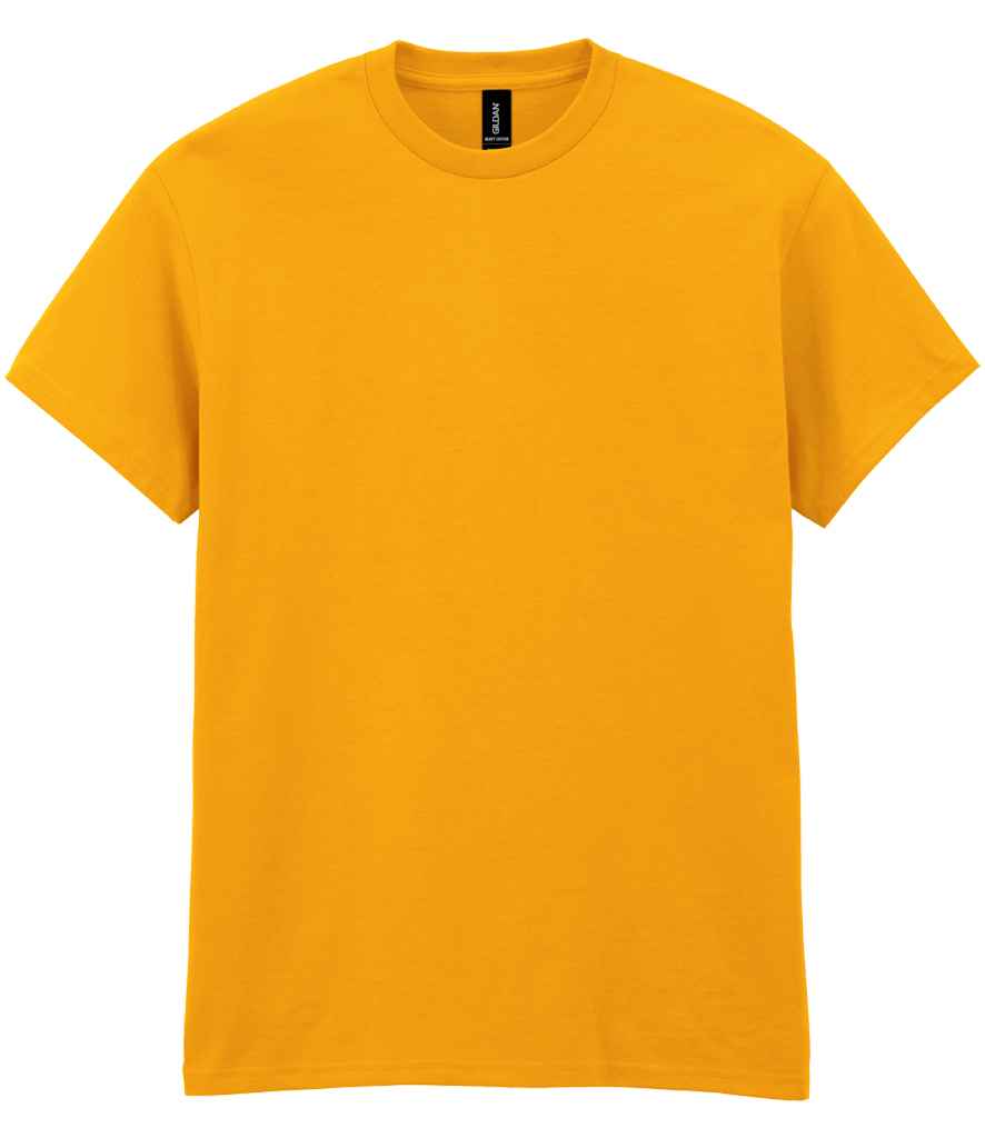 Golden yellow t-shirt - vibrant crewneck tee in a warm sunflower gold shade