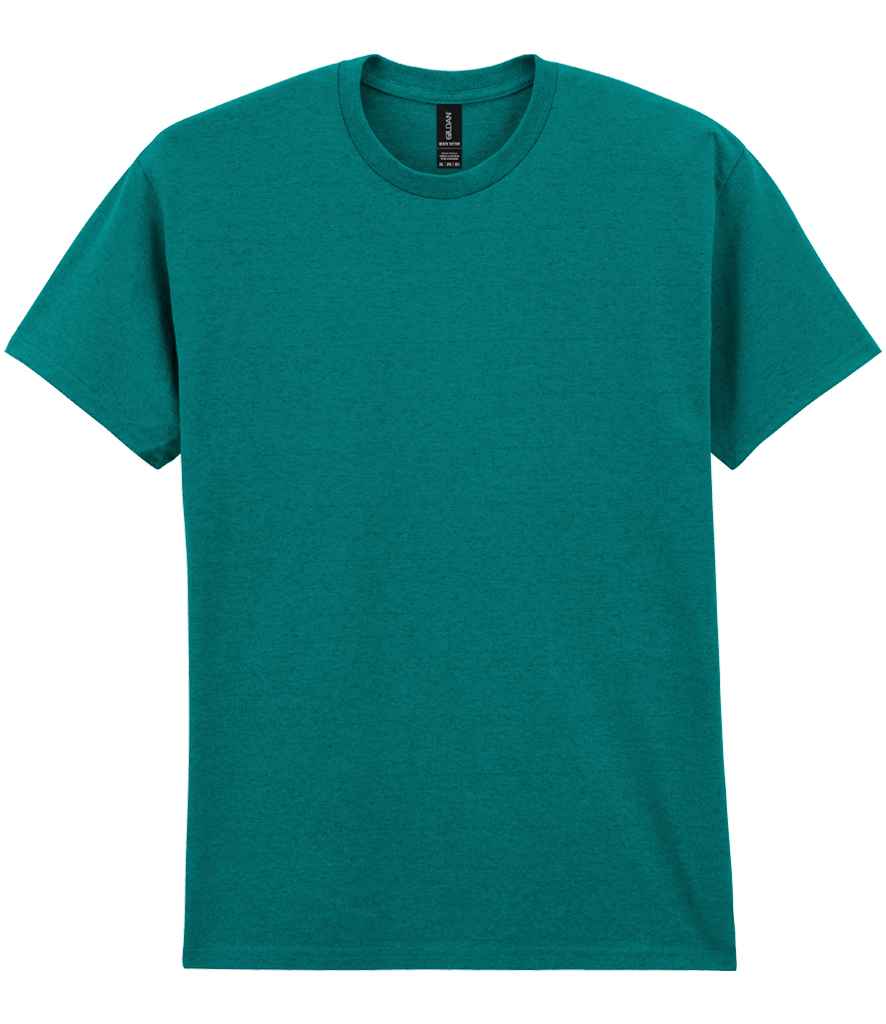 Heather emerald green t-shirt - blank crew neck for custom printing