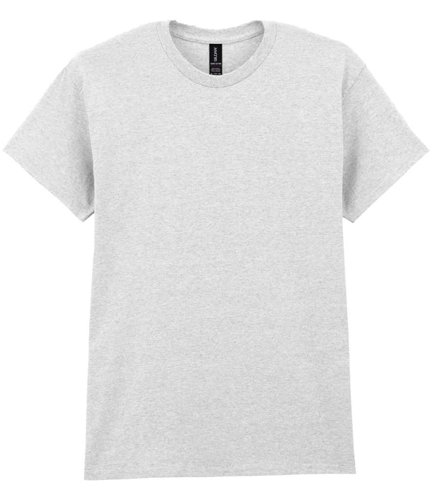 Heather grey t-shirt - classic unisex crew neck tee in a soft light grey blend, perfect for printing or everyday wear