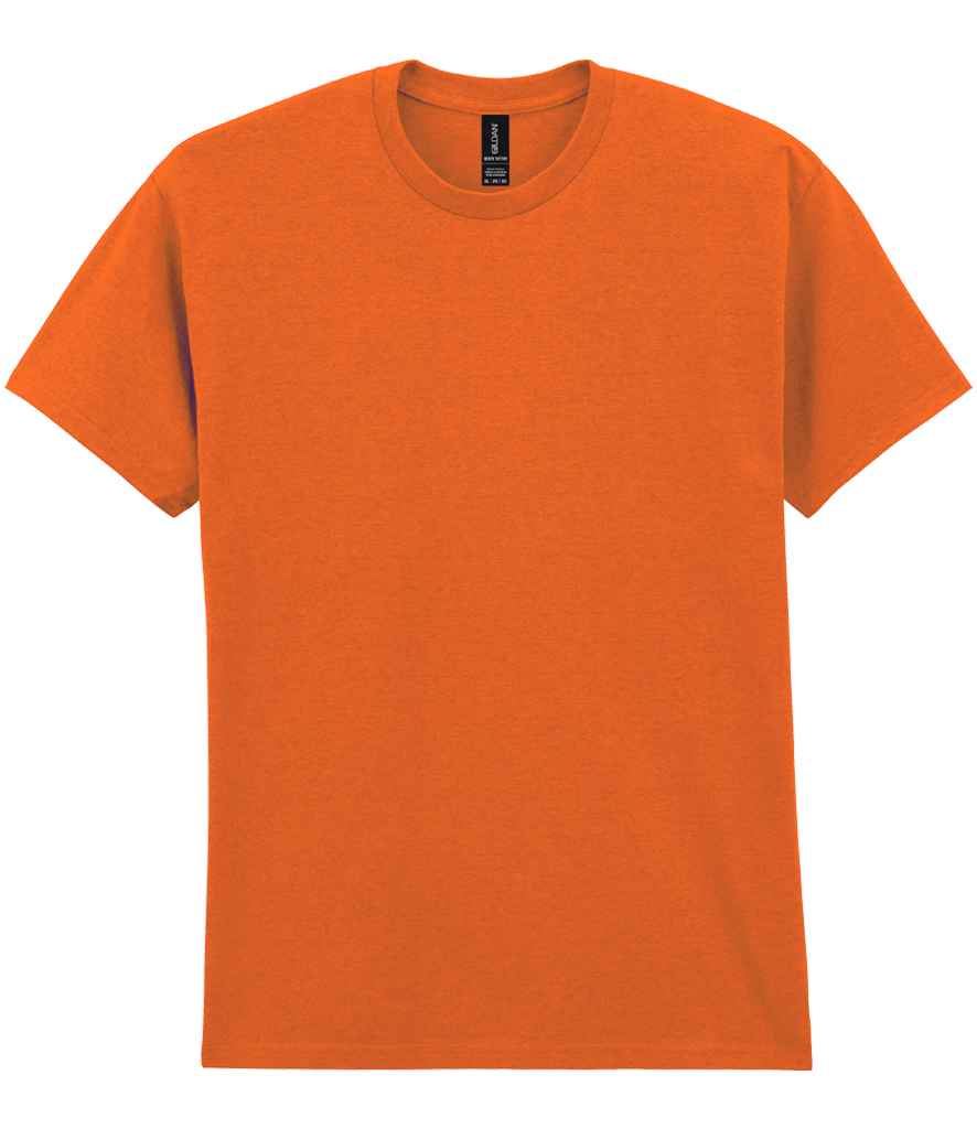 Heather orange t-shirt - classic crew neck tee in soft textured orange blend