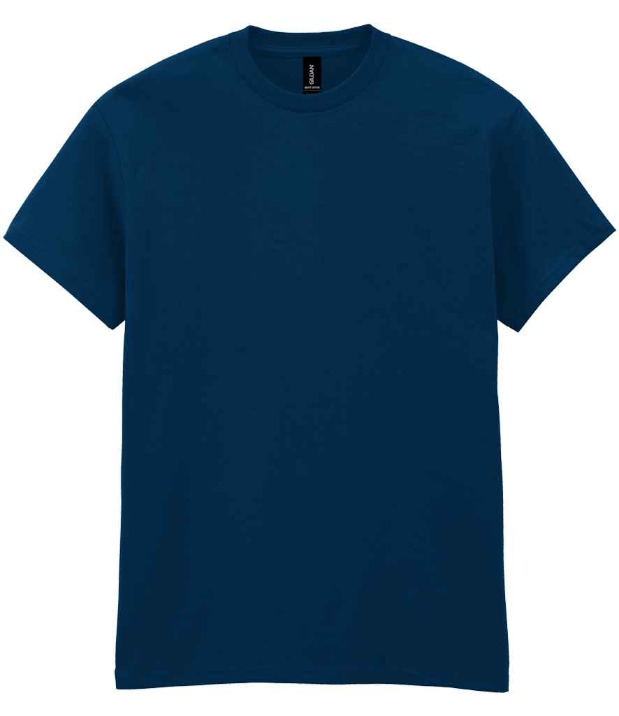 Navy blue basic t-shirt - classic cotton tee perfect for custom screen printing or embroidery
