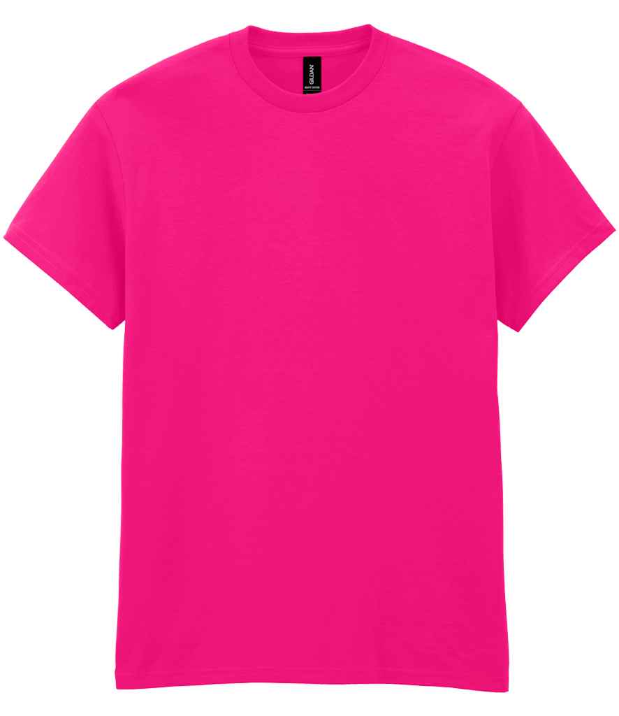 Neon pink t-shirt - bold and vibrant crew neck tee ideal for standout fashion or event wear