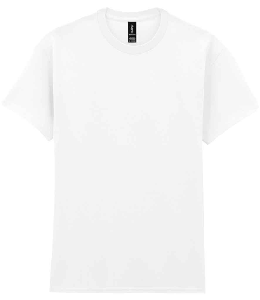 White basic t-shirt ready for custom printing – ideal for logos, events, and team uniforms