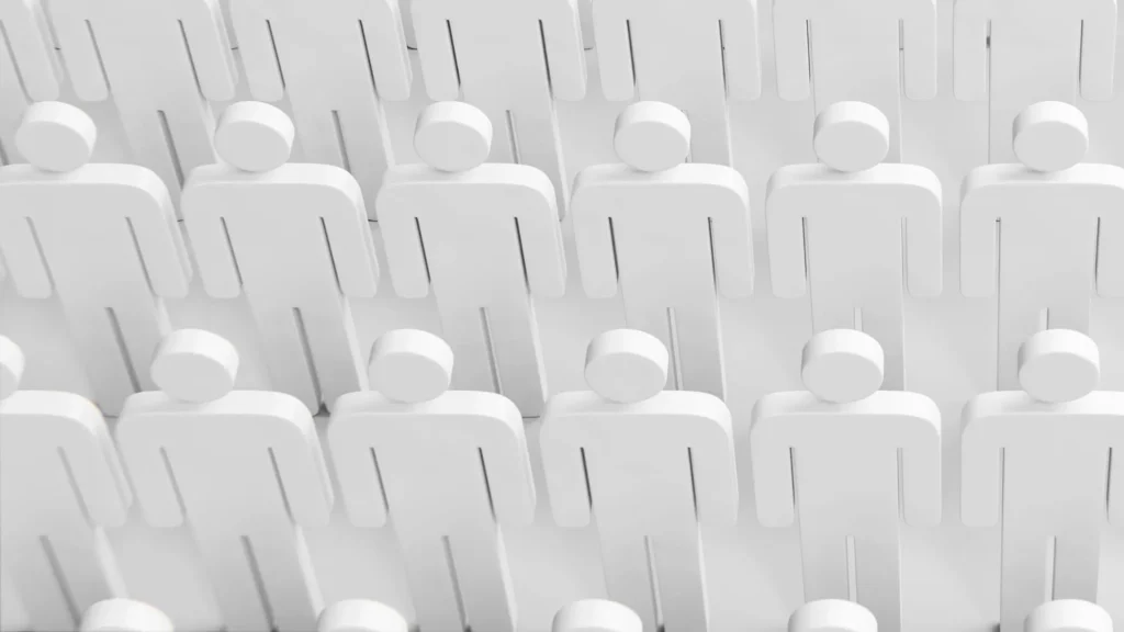 Generic brands blending together showing lack of differentiation in competitive markets